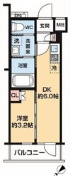 ハーモニーレジデンス中野ＮＯＲＴＨＡＲＡＩの物件間取画像